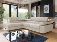 MIRJAN24 Ecksofa Nord Premium, mit Schlaffunktion und Bettkasten, L-Form,