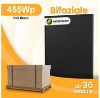 POWERNESS Solarmodul Astronergy N7s 455W Full Black Bifaziales Glas-Glas...