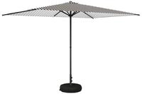 vidaXL Sonnenschirm Garten-Schirm mit Fu&szlig; 200 x 300 cm Polyester Rechtwinklig