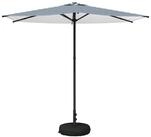 vidaXL Sonnenschirm Garten-Schirm mit Fu&szlig; 270 x 270 cm Polyester Rechtwinklig