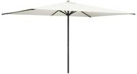 vidaXL Sonnenschirm Gartensonnenschirm 200 x 300 cm Polyester Rechtwinklig Creme