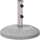 vidaXL Schirmhalter Parasolbasis f&uuml;r 40-50 mm Pole 26.45 kg Grau for 40-50 mm...