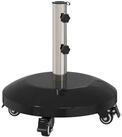 vidaXL Schirmhalter Granit-Sonnenschirmst&auml;nder mit Rollen f&uuml;r 40-50 mm Mast...
