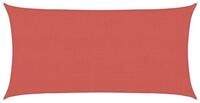 vidaXL Sonnensegel Sonnensegel 2 x 6 m HDPE Rechteckig Terrakotta, (1-tlg)