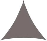 vidaXL Sonnensegel Sonnensegel 2 x 2 x 2 m HDPE Dreieckig Hellgrau, (1-tlg)