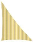vidaXL Sonnensegel Sonnensegel 4 x 5 x 6,8 m HDPE Dreieckig Gelb und Wei&szlig;,...