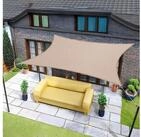 LuxusKollektion Sonnensegel Sonnensegel Rechteckig Wasserdicht 95 UV Schutz...