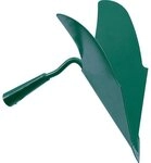 Flo Gartenhacke H&auml;ufelpflug H&auml;ufler 190 mm Gartenh&auml;ufler Beetformer Stahl ohne