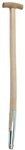 Floraworld Stiel, Spatengabelstiel Esche 850/36 mm mit Schienenzwinge/Kappe