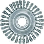 Lessmann Draht LESSMANN 472201EZ Rundb&uuml;rste &Oslash; 115 mm Bohrung Drahtst&auml;rke 0,5...