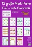 12 gro&szlig;e Merk-Poster DaZ &ndash; erste Grammatik / Redaktionsteam Verlag an der...