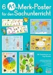 6 A1-Merk-Poster f&uuml;r den Sachunterricht &ndash; Jahreskreis, K&ouml;rper, Waldtie /