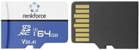 Renkforce Renkforce RFmSD64 microSDXC-Karte 64 GB A1 Application Performance Cla