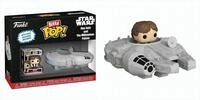 Funko Spielfigur Funko Bitty POP Rides - Han Solo and Millennium Falcon