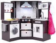 COSTWAY Spielk&uuml;che, Kinderk&uuml;che, Holzk&uuml;che Eck, f&uuml;r Kinder