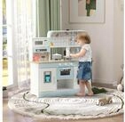 AIYAPLAY Spielk&uuml;che Kinderk&uuml;che mit Lichtern, Ger&auml;uschen, K&uuml;chenzubeh&ouml;r...