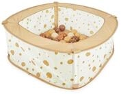 BIECO Spieltunnel Bieco B&auml;llebad Pop up Dots inklusive 50 B&auml;lle