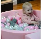 KiddyMoon B&auml;llebad OK30D, (B&auml;llepool mit bunten B&auml;llen, 300-tlg., B&auml;llepool f&uuml;r