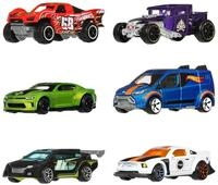 Mattel&reg; Modellauto Hot Wheels Silver Series Die-Cast Fahrzeuge 6er-Pack 1/64...