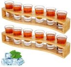 LuxusKollektion Schnapsglas Schnapsgl&auml;ser 12er Set 30ml Kristall Halter Tablett