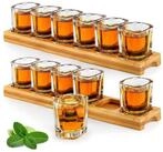 LuxusKollektion Schnapsglas Schnapsgl&auml;ser 60ml Cocktailhalter Servierbrett...