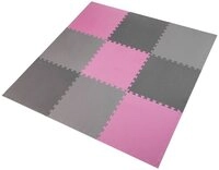 ONE FITNESS Fitnessmatte Kraftsport Schutzmatte Unterlegmatte (Spar-Set, 9-St.,