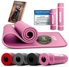 NEOLYMP Fitnessmatte (Yogamatte mit Tragegurt inklusive Trainingsbuch mit