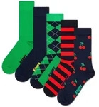 Happy Socks Kurzsocken Unisex Socken 5er Pack Baumwolle (Packung, 5er Pack) bunt