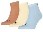 PUMA Kurzsocken PUMA UNISEX QUARTER PLAIN 3P (3 Paar) Atmungsaktiv,...