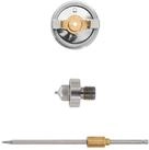 vidaXL Farbspr&uuml;hpistole HVLP Spritzpistole D&uuml;se 0,8 mm D&uuml;se Silber Edelstahl,