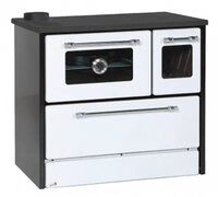 SimgeSoba Festbrennstoffherd EEK A+ K&uuml;chenofen Holzherd 701-G Omega wei&szlig;,...
