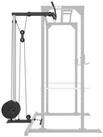 VirtuFit Power Rack VirtuFit PR100 Lat Attachment mit Zugstation und Latstange