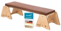 Skandika Hantelbank Vira, Schr&auml;gbank aus massivem Holz, Made in Germany, 148 x...