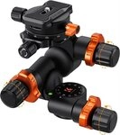 K&F Concept Motor-Stativkopf K&F CONCEPT GD-3W Pro 3-Wege-Neiger Stativkopf