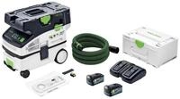 FESTOOL Akku-Handstaubsauger CTLC MINI I-Basic Akku Absaugmobil 36 V (2x 18 V)