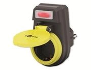 Goobay Gartensteckdose GOOBAY Au&szlig;ensteckdose NK AS-IP44, 1-fach, mit Schalter,