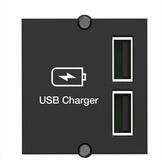 Bachmann USB A/A 15W Doppelcharger Stromadapter, 0.2 cm, 2x Typ A 5V/2,4A GST18,