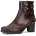 Gabor Stiefelette Blockabsatz, Ankleboots mit modischer Zierschnalle rot 35 EU...