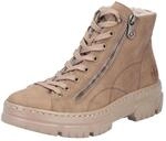 Winterboots RIEKER, Damen, Gr. 37, beige (braun), Lederimitat, Schuhe Winterboots,