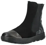 Think! Think! Stiefelette Veloursleder/Textil Stiefelette schwarz 40 EU