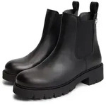 Tommy Jeans TJW CLEATED CHELSEA BOOTS Chelseaboots Blockabsatz, Schlupfboots mit