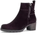 Gabor Stiefelette Blockabsatz, Boots mit Zierrei&szlig;verschluss, normale Weite rot...