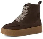 Tamaris Schn&uuml;rboots Herbstboots, Stiefelette mit modischer Mokassin-Naht braun...