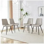 OKWISH Esszimmerstuhl Moderne Wohnzimmerstuhl 4er-Set, Polsterstuhl...