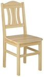 ERST-HOLZ Esszimmerstuhl K&uuml;chenstuhl Robust Massivholzstuhl Kiefer Doppelpack...