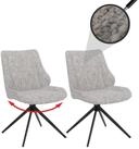 MCW Esszimmerstuhl MCW-O48-2 (Set, 2 St), Moderner Chenille Stoffbezug