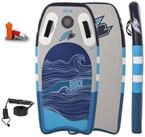 F2 Wellenreiter F2 Inflatable Body Board Boogie Board Air mit Leash 3,7 Blau...