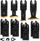 LuxusKollektion S&auml;geblatt Multitool S&auml;gebl&auml;tter 12tlg Titan Japan schwarz