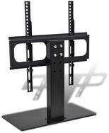 vidaXL TV-Wandhalterung TV Halterung mit Sockel Eisen Schwarz 23" - 55,...
