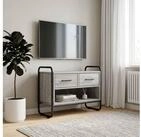 vidaXL TV-Board vidaXL TV-Schrank 60 x 30 x 50 cm Sonoma-Grau Holzwerkstoff